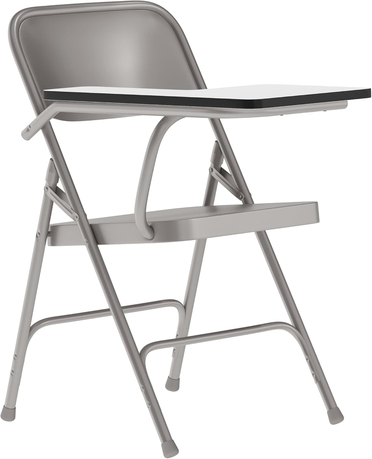 Flash Furniture Ralph Premium Steel Folding Chair with Right-Handed Tablet Arm - 500 lb Capacity, Portable Classroom Seat