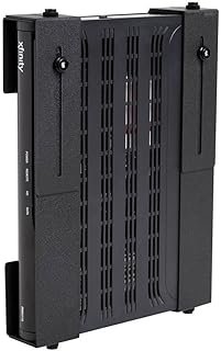 HIDEit Mounts Uni-M Wall Mount - Patented in 2015, American Company - Steel Adjustable Medium Device Mount - Cable Box Wall Mount, Console Wall Mount, DVD Player Mount - Behind TV Cable Box Mount