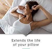 Vista 3 de AllerEase Ultra Suave Protección Avanzada contra Alergias Protector de Almohada Lavable a Máquina con Cremallera para Viaje, Tamaño 14" x 20", Gris