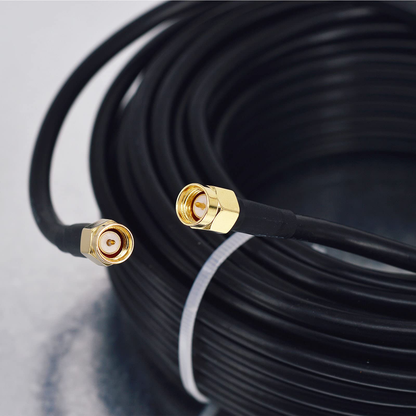 Cavo Coassiale RG58 SMA Maschio-Maschio 1m - Cavo RF A Bassa Perdita Per Antenne WiFi, Droni E GPS - Foto 3