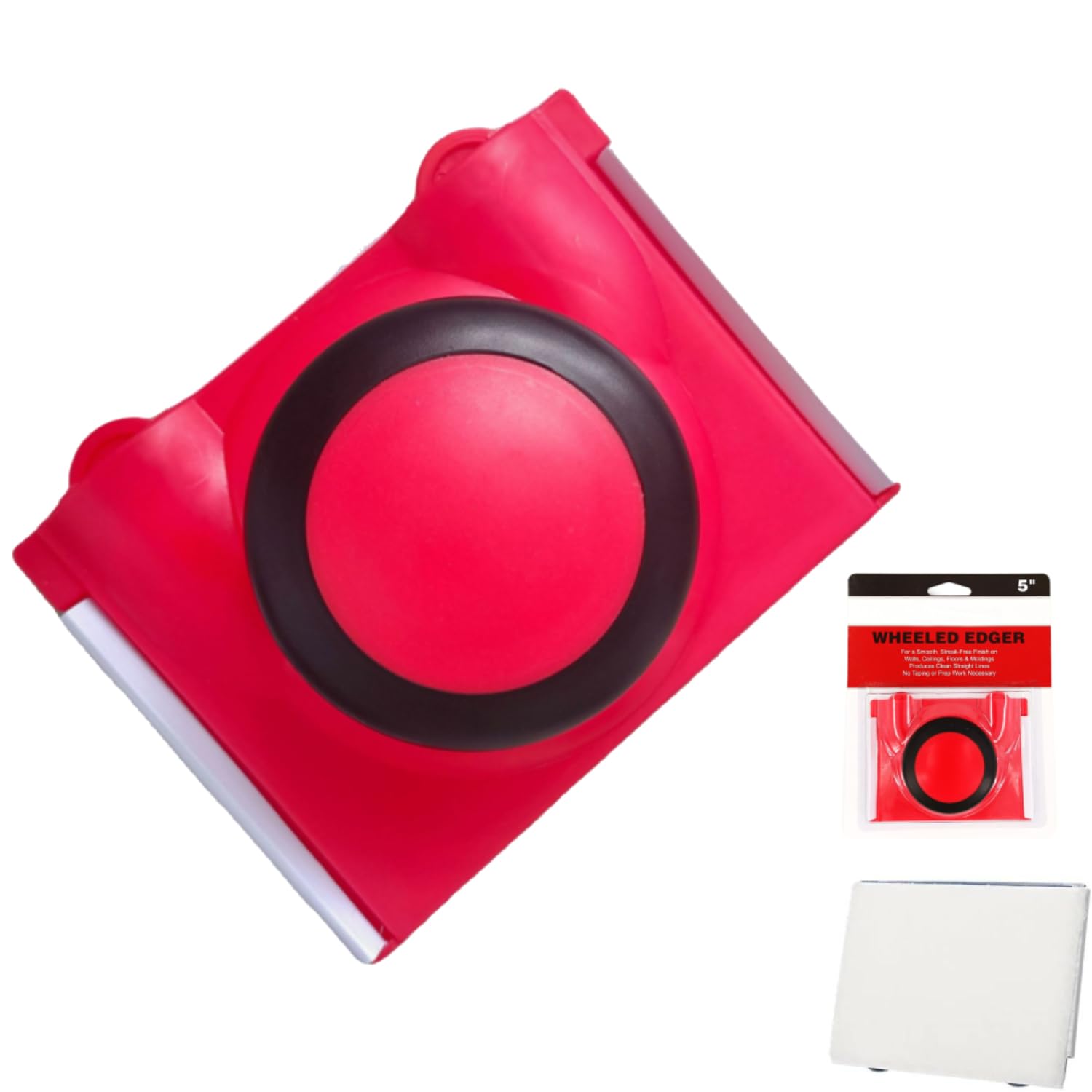 IGXX Outil de Peinture Multifonction pour Bordures de Peinture, Outil de Peinture pour Bordures de Peinture, Outil de Peinture pour Bordures de Peinture, Outils de Coupe pour la Peinture pour(Rouge)