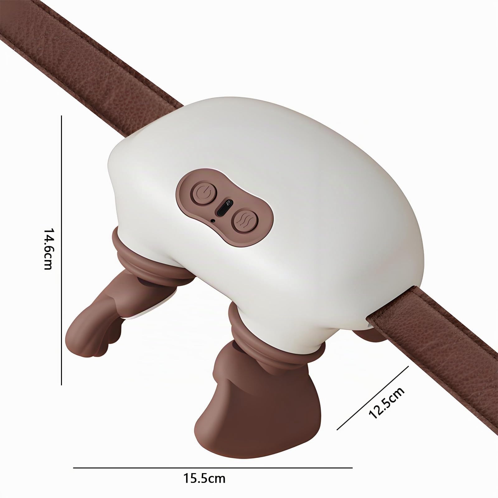 360° MassagegeräT Nacken, 3-Stufen-Massage & 2-Stufen-WäRmeanwendung, Simulierte Komfortable Handmassage, MassagegeräT Meister FüR Nacken, 5d NackenmassagegeräT, FüR Damen Herren