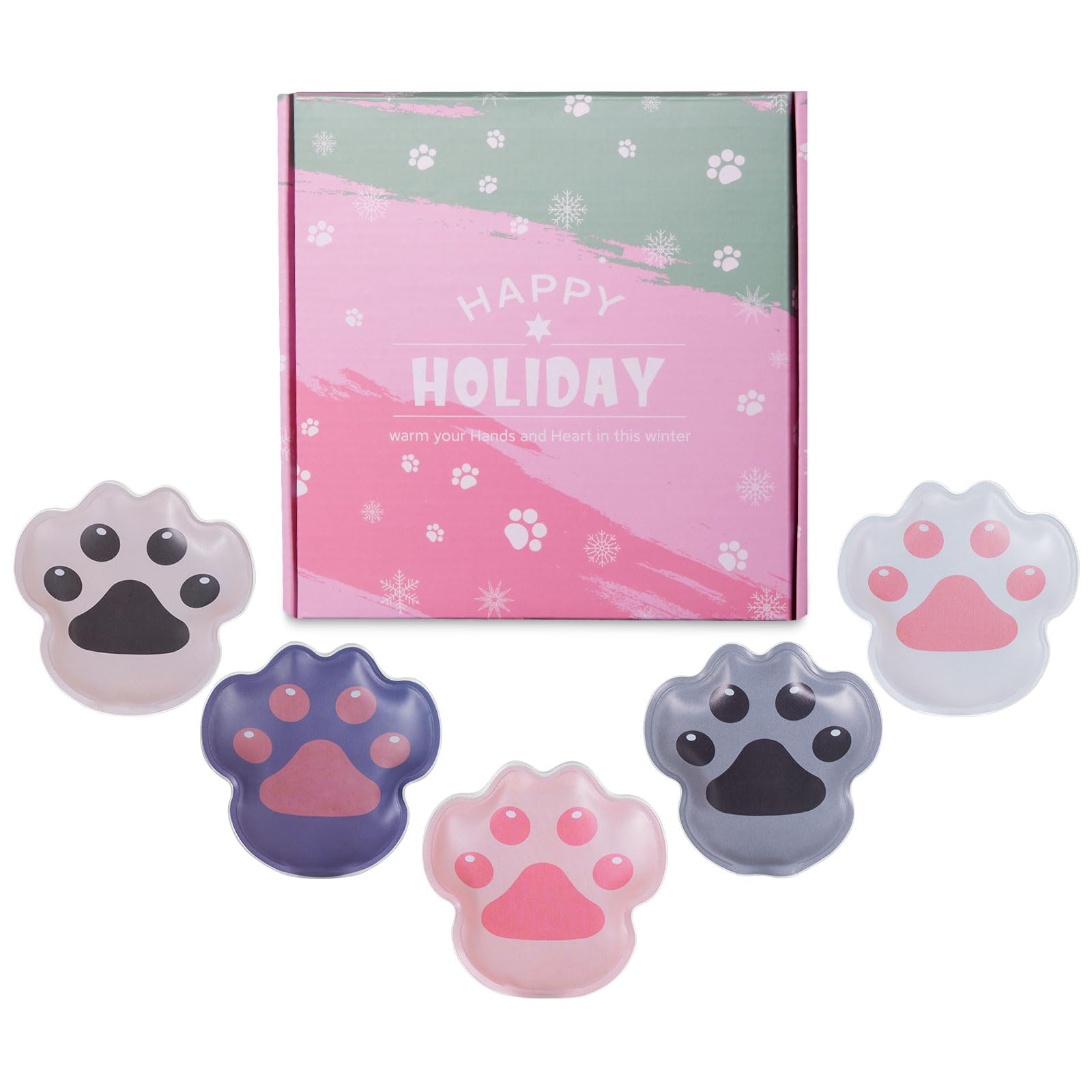 HengSong 4er Set Handwärmer - Wiederverwendbare Taschenwärmer 10x10cm