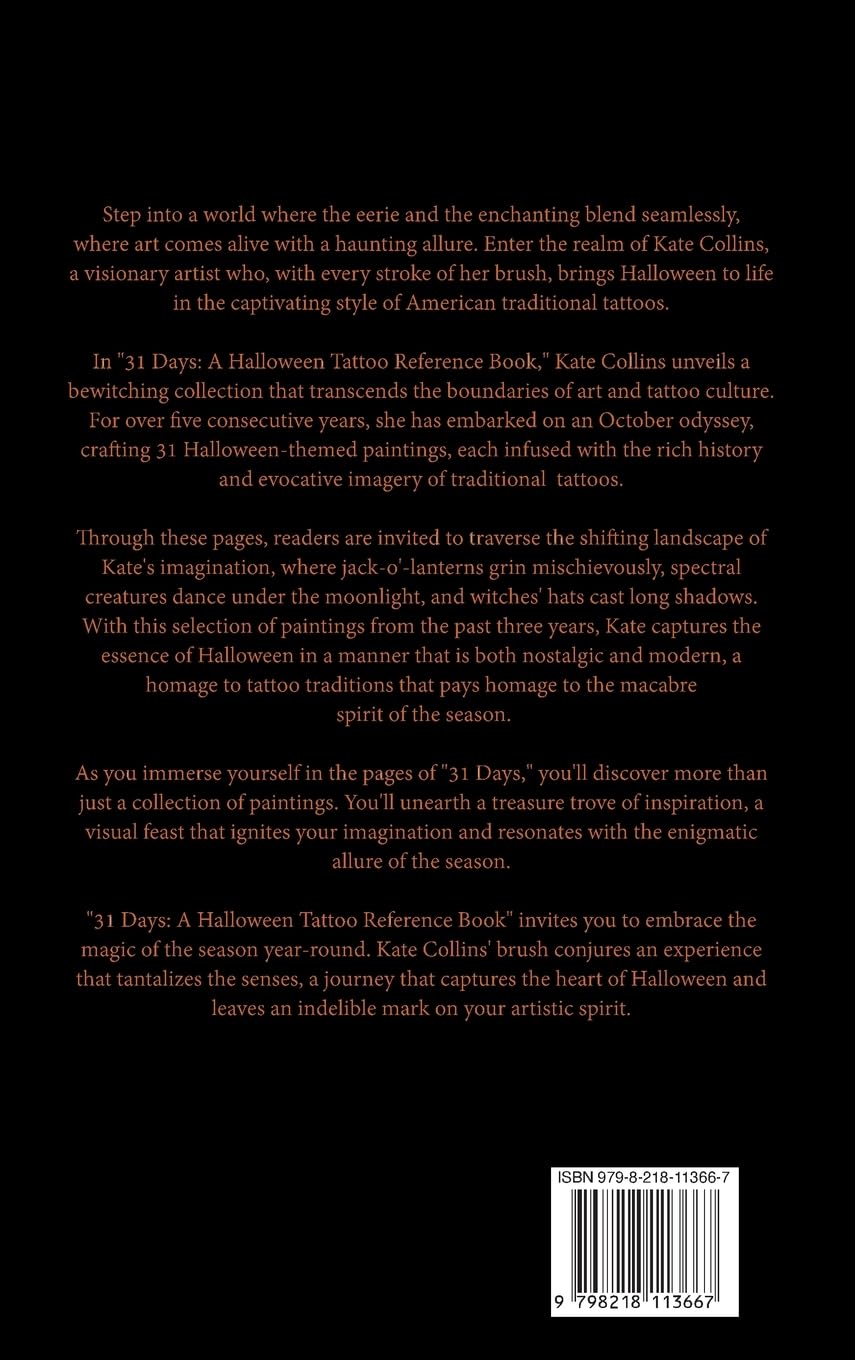 31 Days: A Halloween Tattoo Reference Book