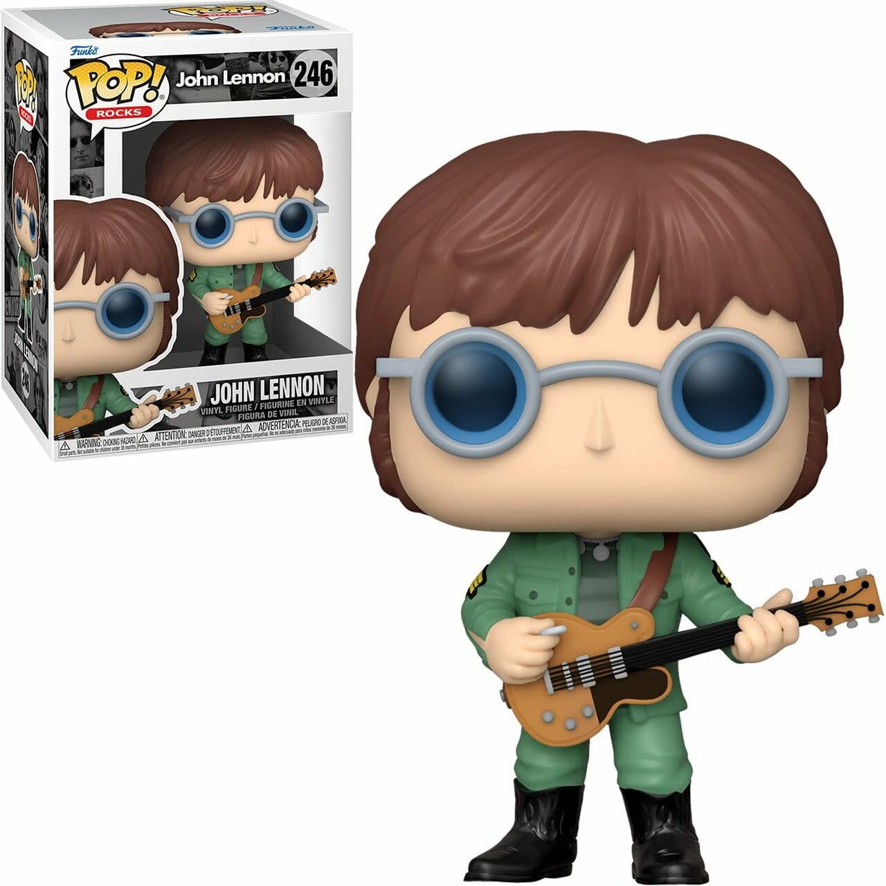 Amazon.com: Funko John Lennon in Military Jacket Pop! Rocks