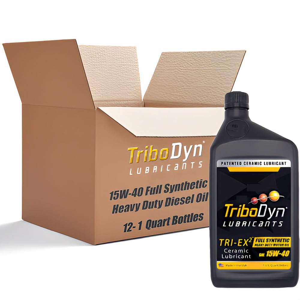 Tri-Ex² Ceramic 15W-40 Full Synthetic Diesel Oil | 12 Quart Case