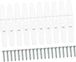 AOKWAWALIY 10 Peças De Peças De Corda De Controle Acessórios Para Bebês Cortinas Transparentes Persianas De Janela Gancho De Corda Cega Cortina De Plástico Guarda-Sóis Presilha De Corda Cega