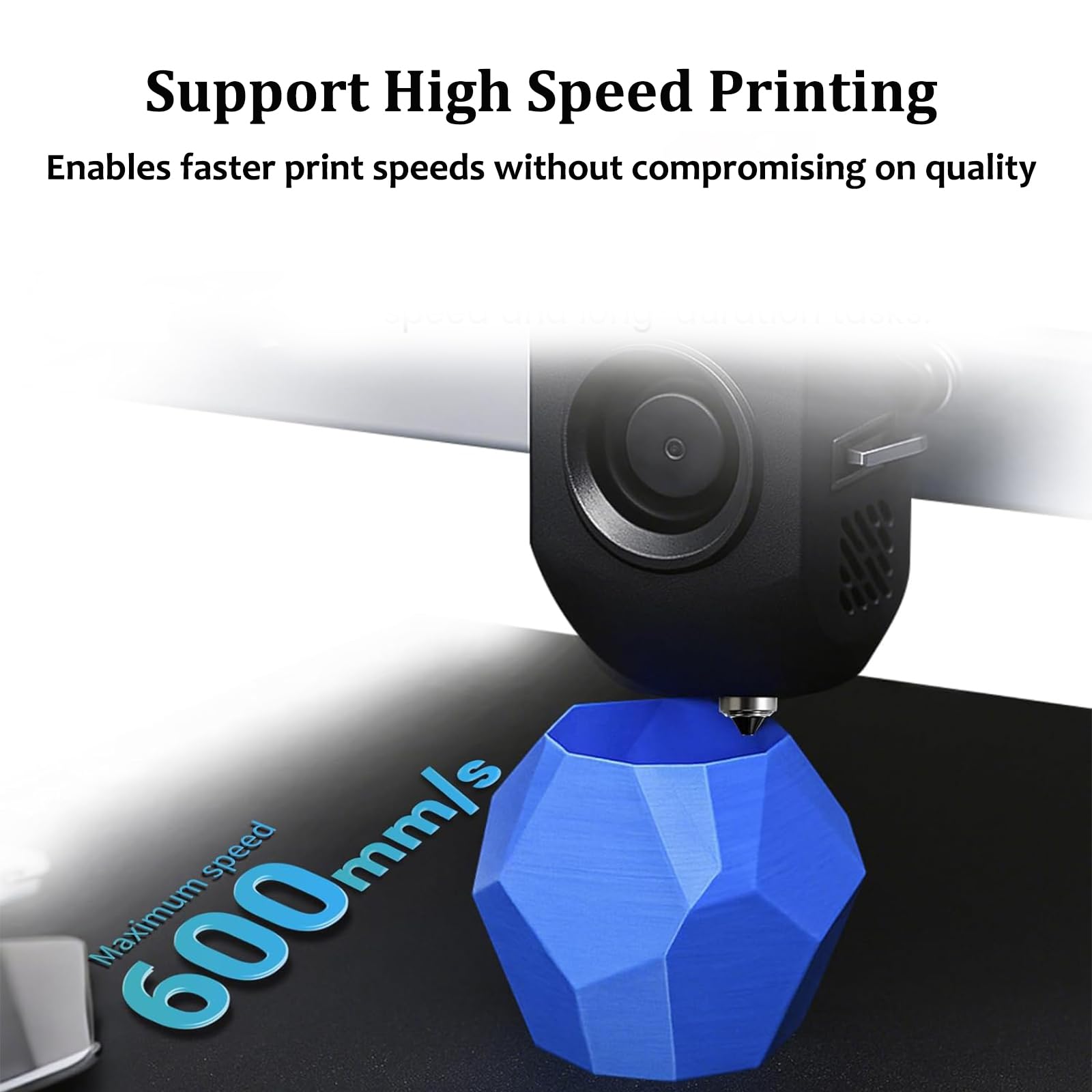 3 ugelli Kobra 3 Max 0,4 mm 0,6 mm 0,8 mm, All Metal Hardened Steel Quick Swap Nozzle Integrato Throat Tube Extruder Hotend Nozzle per Anycubic Kobra 3 Max/Kobra 3 Max Combo 3D accessori per