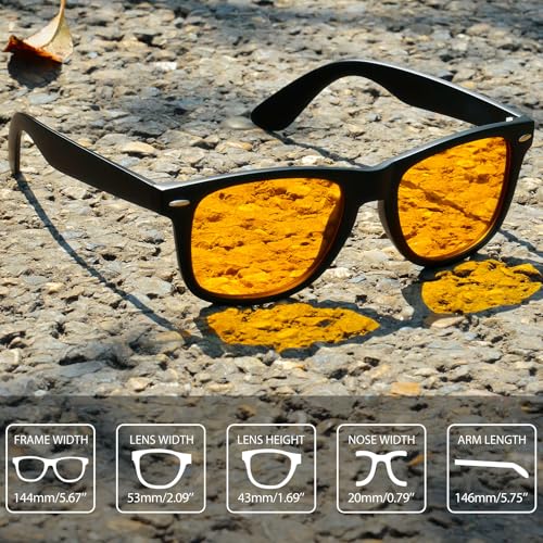 Image of Joopin Square Sunglasses Polarized UV400 Designer Sun Glasses Men Women | Oversized, Plastic Frame, Retro, Vintage, Unisex, Trendy Shades for Driving, Party, Fishing, Business, Costume
