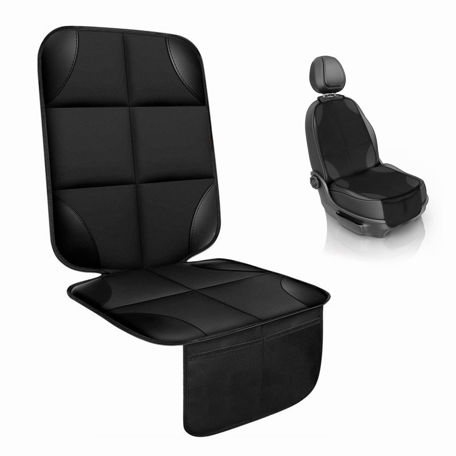 HVCRJY Child Car Seat Underlay usable for Mazda CX-30 CX30 2022 2020 2021, Seat Protector Mat Reinforced Padding Waterproof Upholstery Guard Anti-Slip Texture Durable