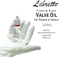 Vista 2 de Libretto Lubricantes de aceite de válvula de latón premium, 1 oz (1.0 fl oz), tapa de seguridad, de larga duración y suave, inodoro, fórmula