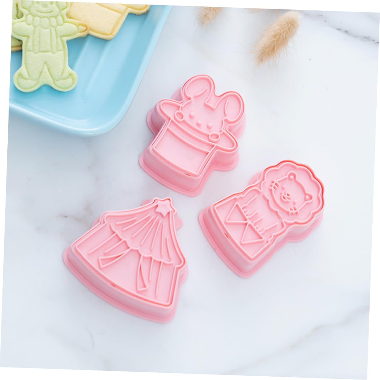 TOPBATHY 30pièces Emporte Plastique De Forme De Pour Biscuits Outils De Pâtisserie Amusants Pour Cookies Et Fondant