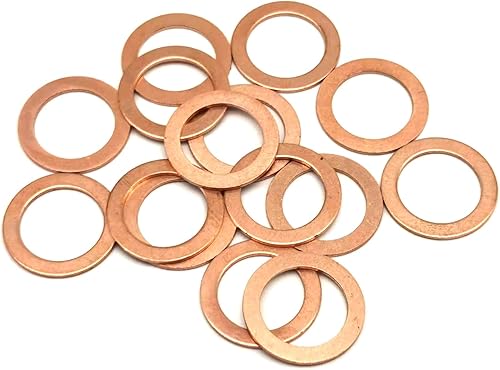 Reemplazo de la junta del tapón de drenaje de aceite para Mercedes Oil Crush Washer 0.551 in Cooper Crush Washer Tapón de drenaje de aceite OEM PN