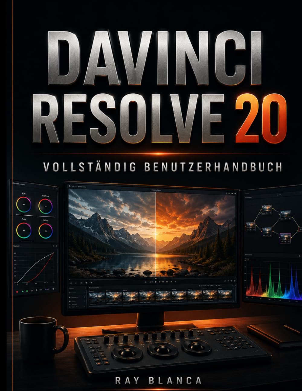 DAVINCI RESOLVE 20 VOLLSTÄNDIG BENUTZERHANDBUCH: Meistern Sie Videobearbeitung, Farbkorrektur, Fusion VFX und Fairlight Audio mit Schritt-für-Schritt-Anleitungen für Anfänger und Profis.