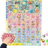 【嬉しい 縁日 用品】 当てくじ 消しゴム グッズ くじ 100種 くじ紙 付 セット 景品 〔 祭り/イベント/子供会/露天/縁日 〕 おもちゃ 玩具 可愛い 子供向け [並行輸入品]