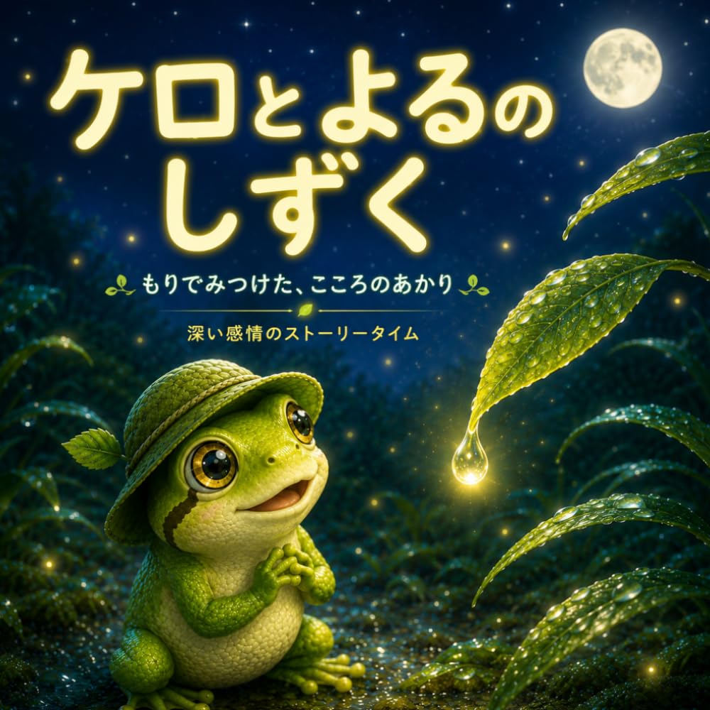 ケロとよるのしずく: もりでみつけた、こころのあかり