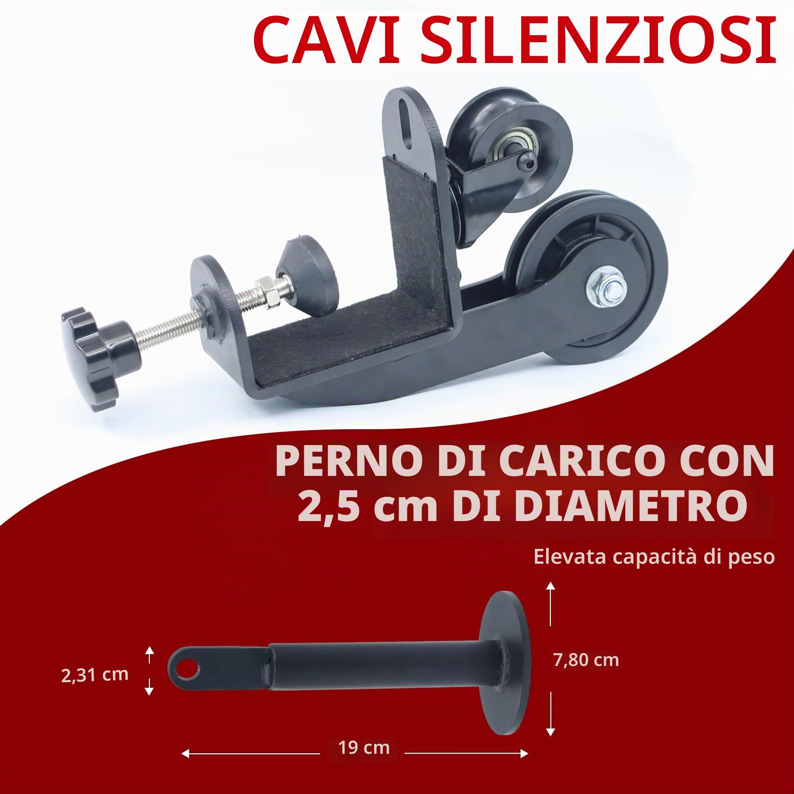 Sistema di pulegge per l'allenamento del polso Attrezzatura professionale per l'allenamento del polso con perni di caricamento e maniglie Attrezzatura per l'allenamento del polso