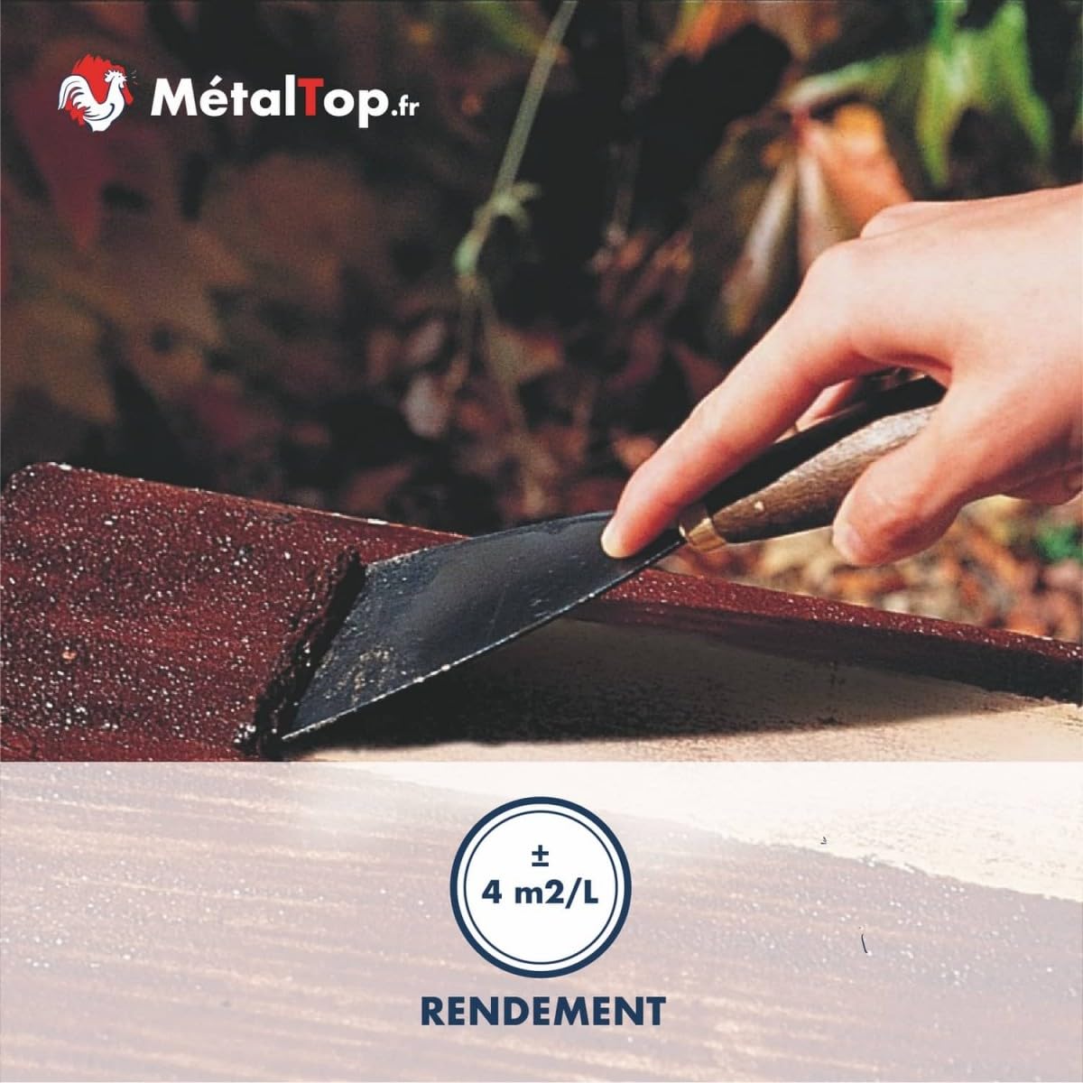 Metaltop - Decapant Peinture - 20 L - Enlève peinture, vernis et lasure sur toutes surfaces bois, métal, plastique, etc
