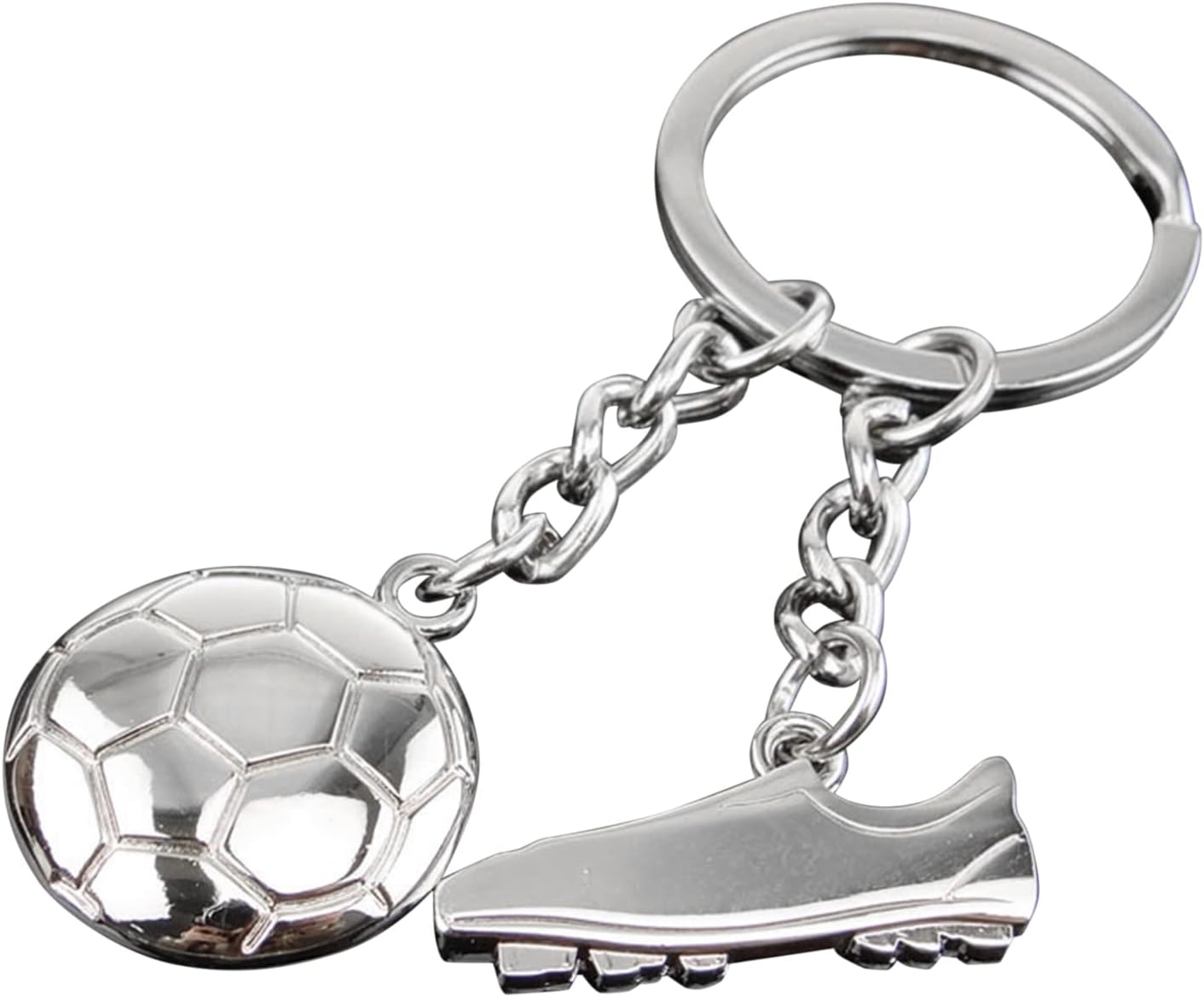 Football keyring - Personalised Football Trophy Key with Rings, for Car Keychain Hanging Decoration