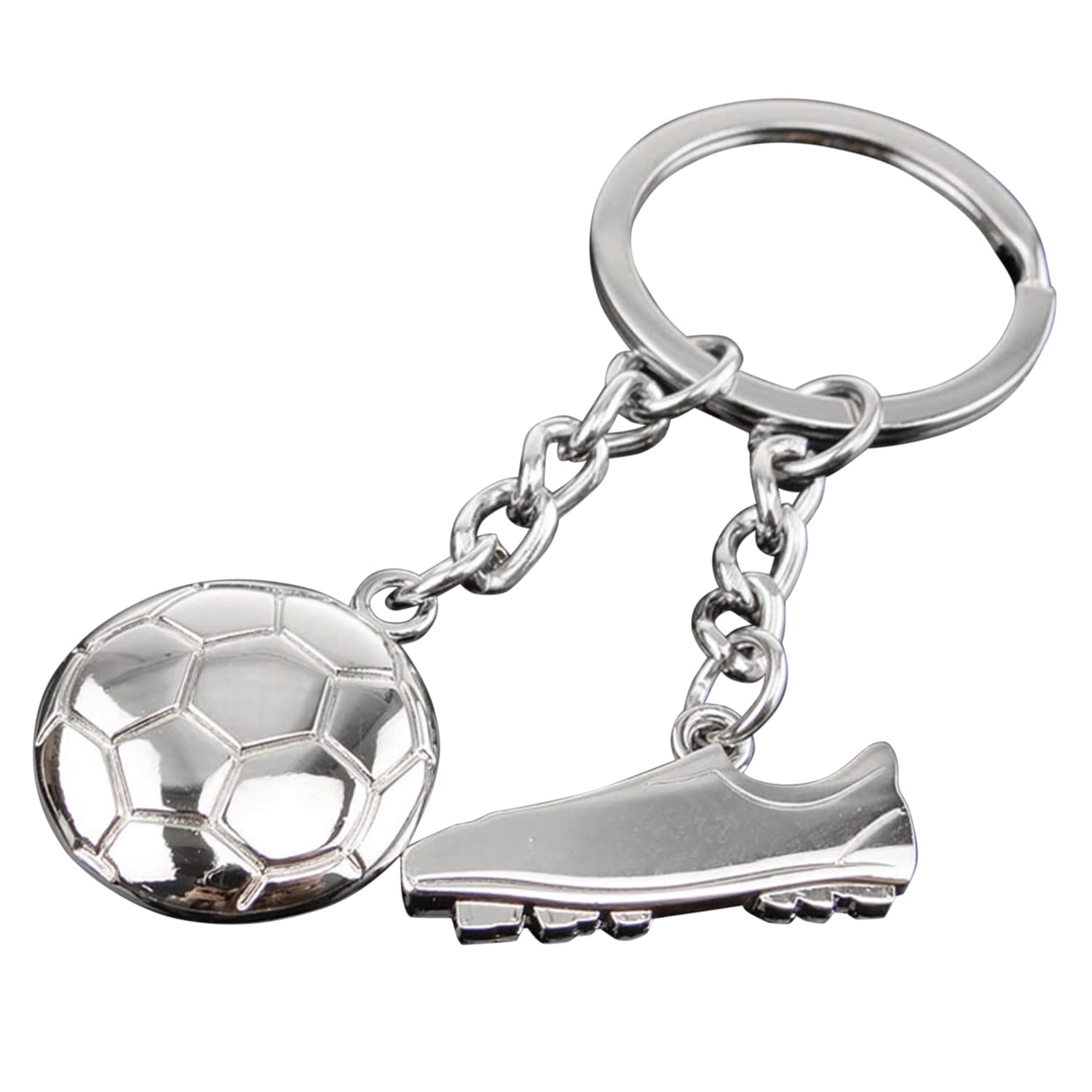 Football keyring - Personalised Football Trophy Key with Rings, for Car Keychain Hanging Decoration