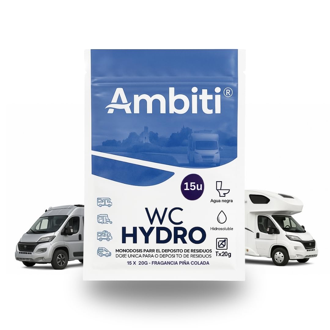 Ambiti WC Hydro Pods for Waste Tank, Waste Water (15 doses x 20gr/unit)
