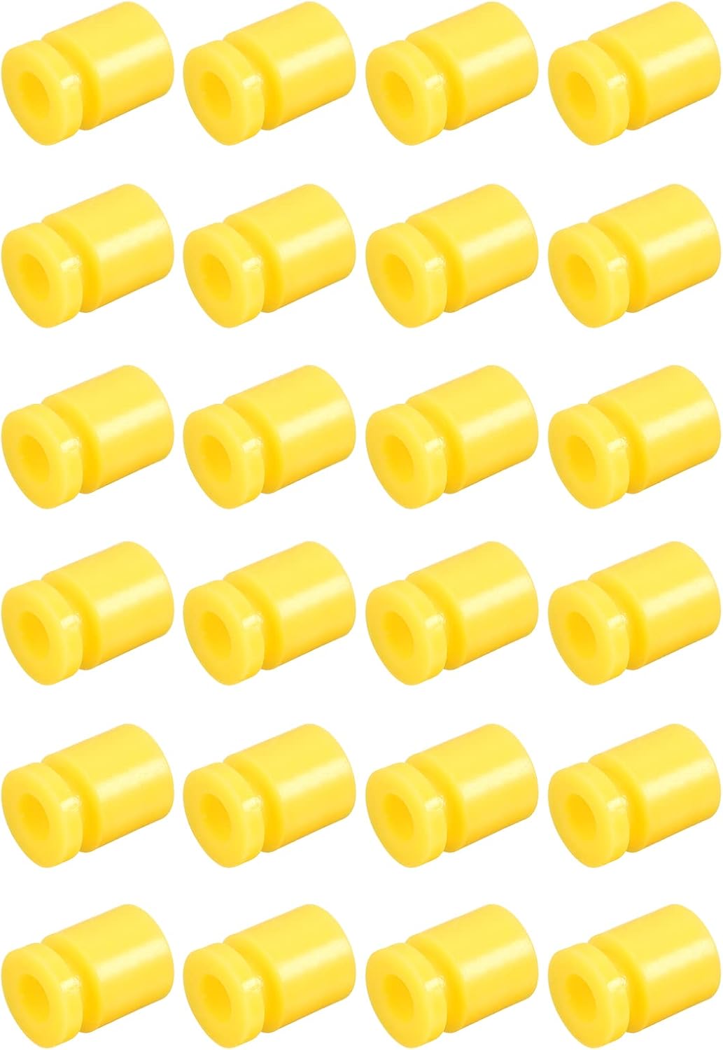 MECCANIXITY RC Anti Vibration Rubber Balls for RC F4 F7 Flight Controller M3x8mm Shock Absorption Balls (Yellow), Pack of 24