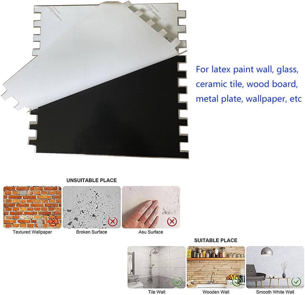 10-Sheet Peel and Stick Backsplash Tile, PVC Mixed Meta,l Stick on Kitchen, Bathroom Vanities, Fireplace Décor, Laundry Table(11.81" X 12.09") (Rusted Marble Texture)