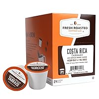 Vista 1 de Fresh Roasted Coffee, Tarrazu de Costa Rica, tostado medio, 24 cápsulas para cafeteras K Cup