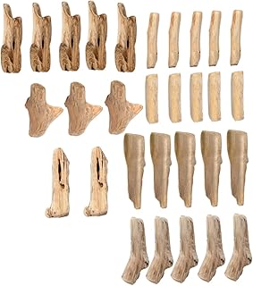 POPETPOP 30 Pçs Decoração De Ramos Escalar Ornamentos De Répteis De Madeira Decorando Troncos Árvore Do Mar Pequenos Lagartos Criando Habitat Litoral Terrário Planta De Videira Ramo De