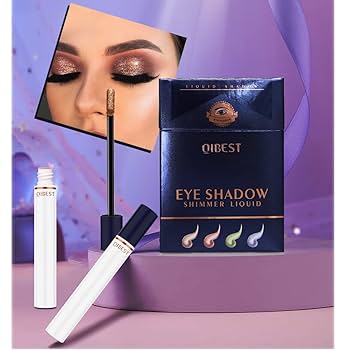 Amazon.com : QiBest Smoke Tube Eyeshadow Set Diamond Pearl