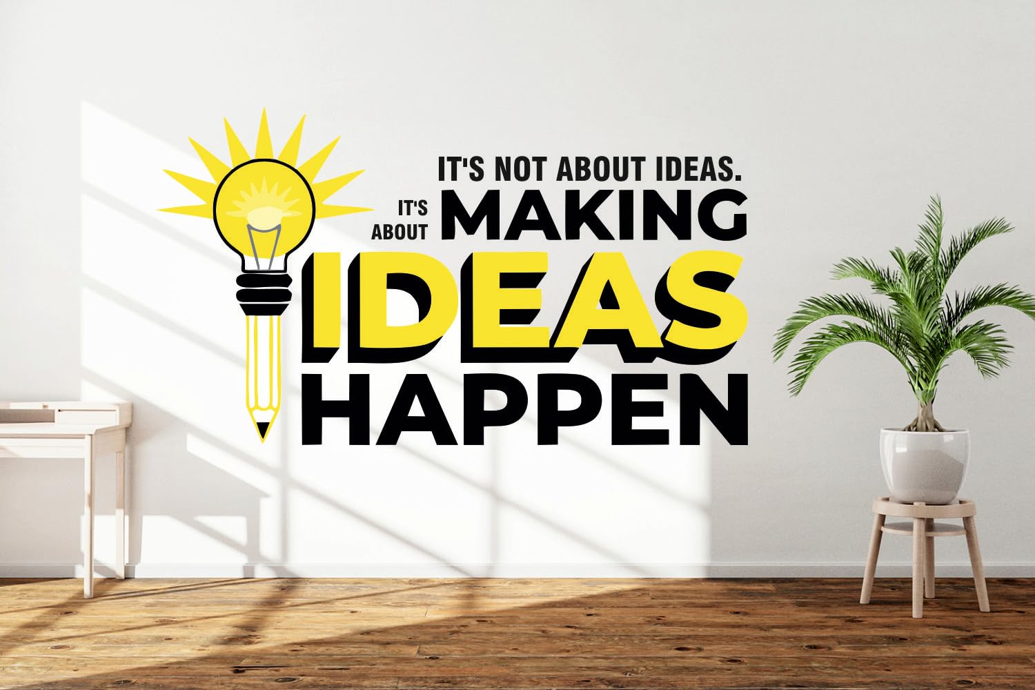 Creative Teamwork Wall Sticker - Motivational Quotes -1