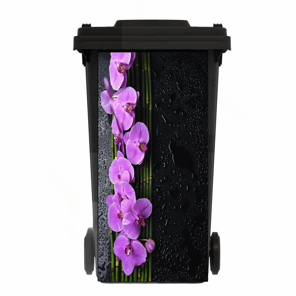 XZTRFB 22 Style Wheelie Bin Stickers, Eco-Friendly Self Adhesive Stickers, Removable Dustbin Decals for Garden, Home Decoration, Waste Management