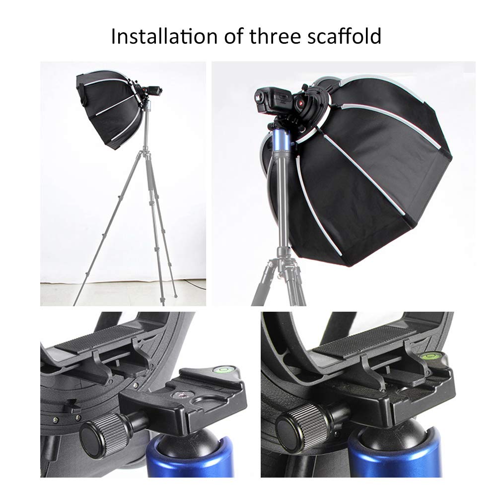 Softbox Octogonal Plegable y portátil de 65 cm para Flash