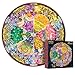 Antelope - 1000 Piece Mandala Puzzle for Adults, Gem Mandala Jigsaw Puzzles 1000 Pieces,1000 Piece Round Puzzles, Butterfly Puzzles, High Resolution, Matte Finish, Smooth Edging, No Dust