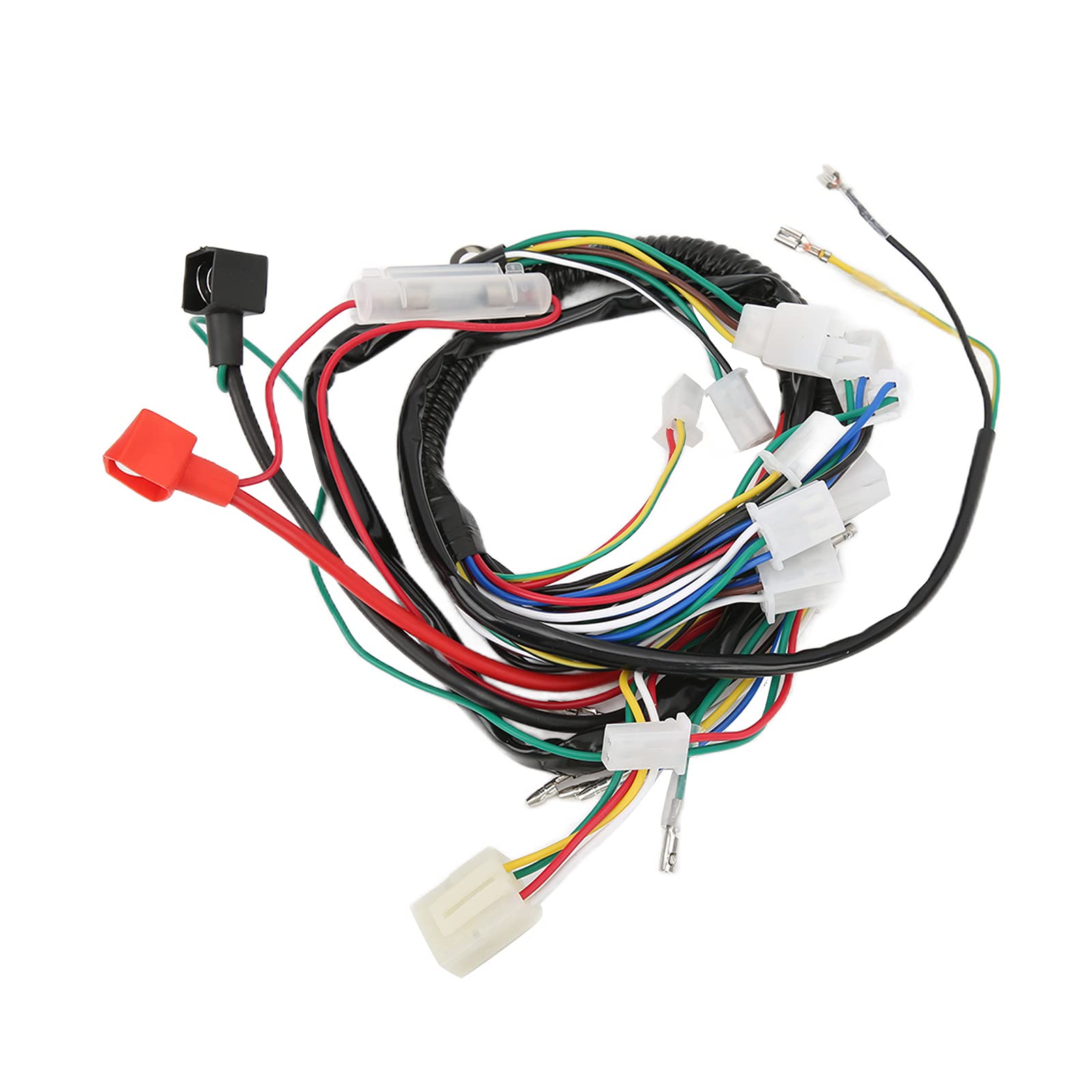 Faisceau de Câbles Quad, Faisceau de Câblage Complet CDI Remplacement du Faisceau de Câblage pour ATV Quad Dirt Bike Go Kart Pièces