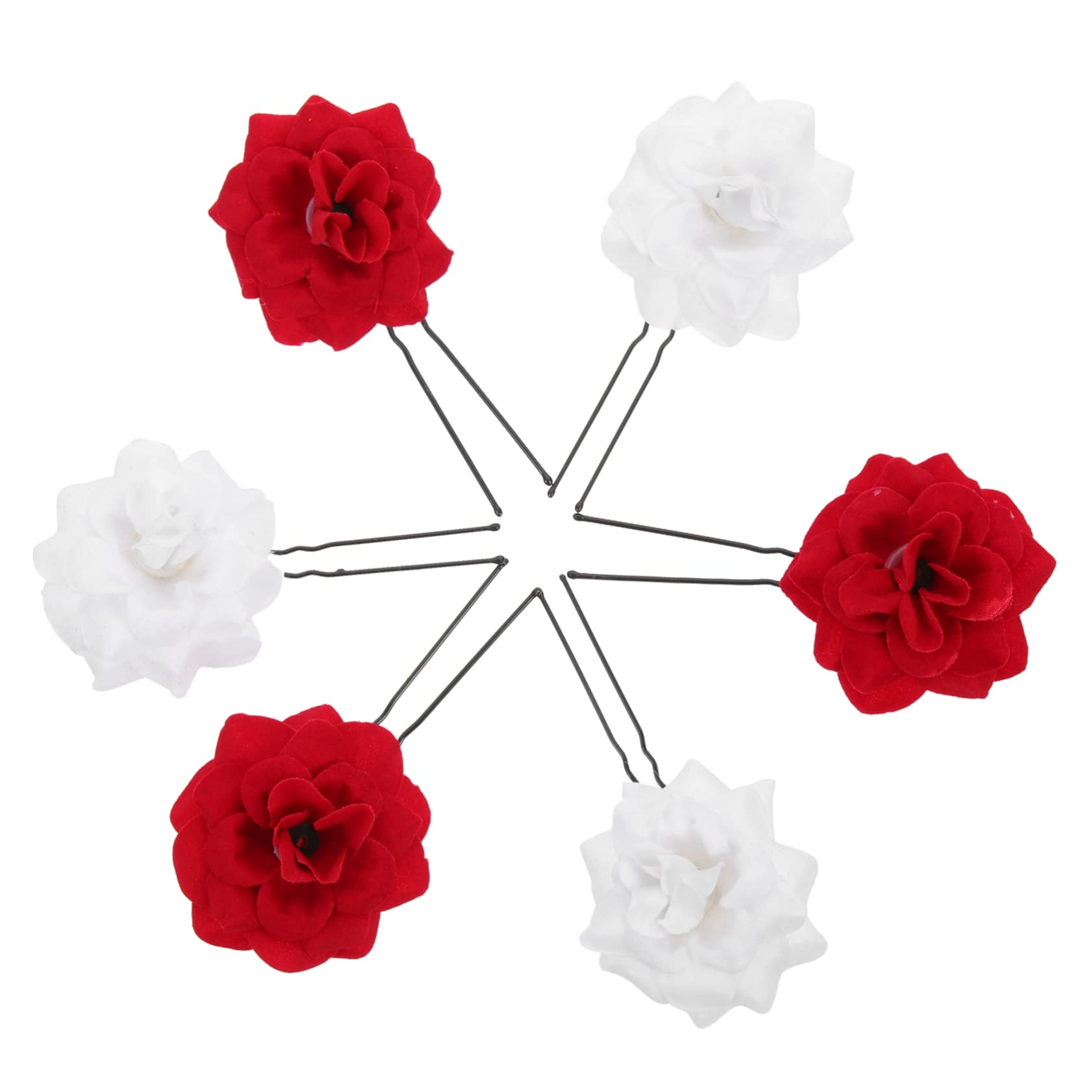 Abaodam 30piezas Horquillas De Flores Para Novia Horquillas u Forma Para Peinados De Boda Accesorios Elegantes Para Mujeres