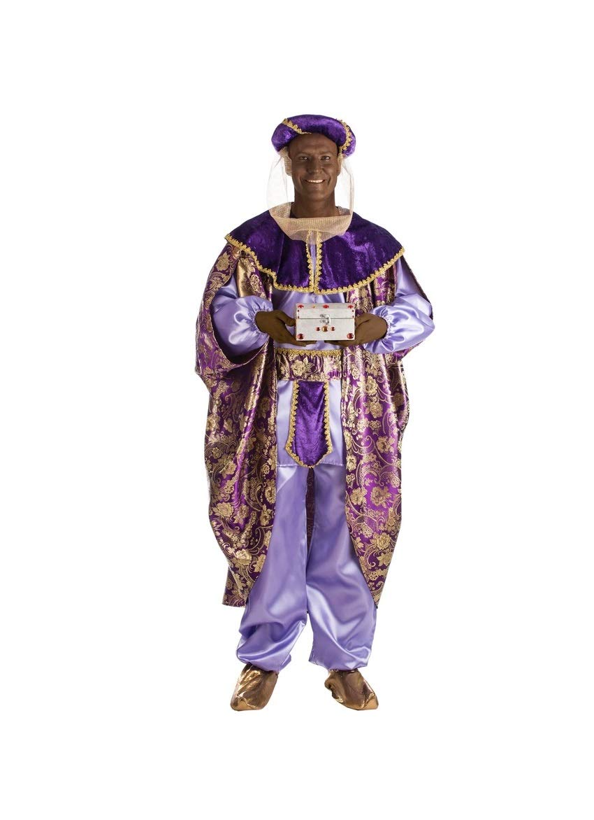 ER Disfraz de Rey Mago. Para niños y adultos. Melchor, Gaspar, Baltasar. Varias tallas.