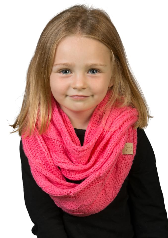 Funky Junque Kids Scarf & Matching Sherpa Lined Mitten Bundle4