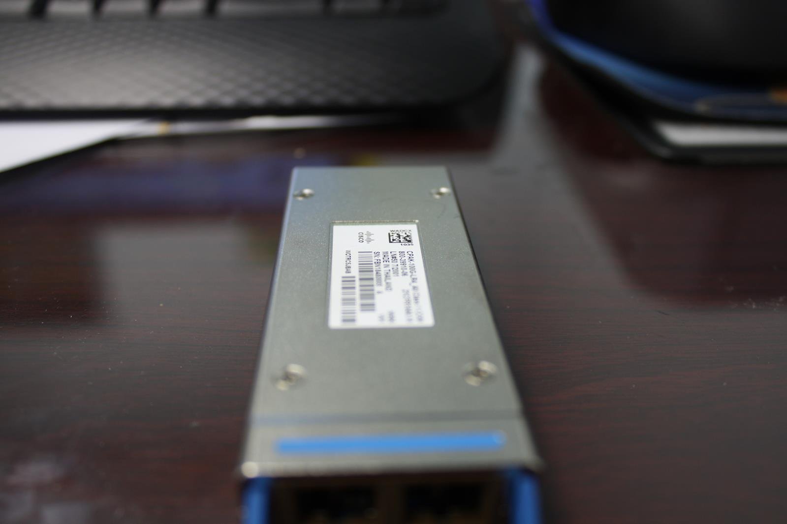 Module Optique Cisco CPAK-100G-ER4L – 100 Gbps, Ports SC, Occasion Fonctionnel