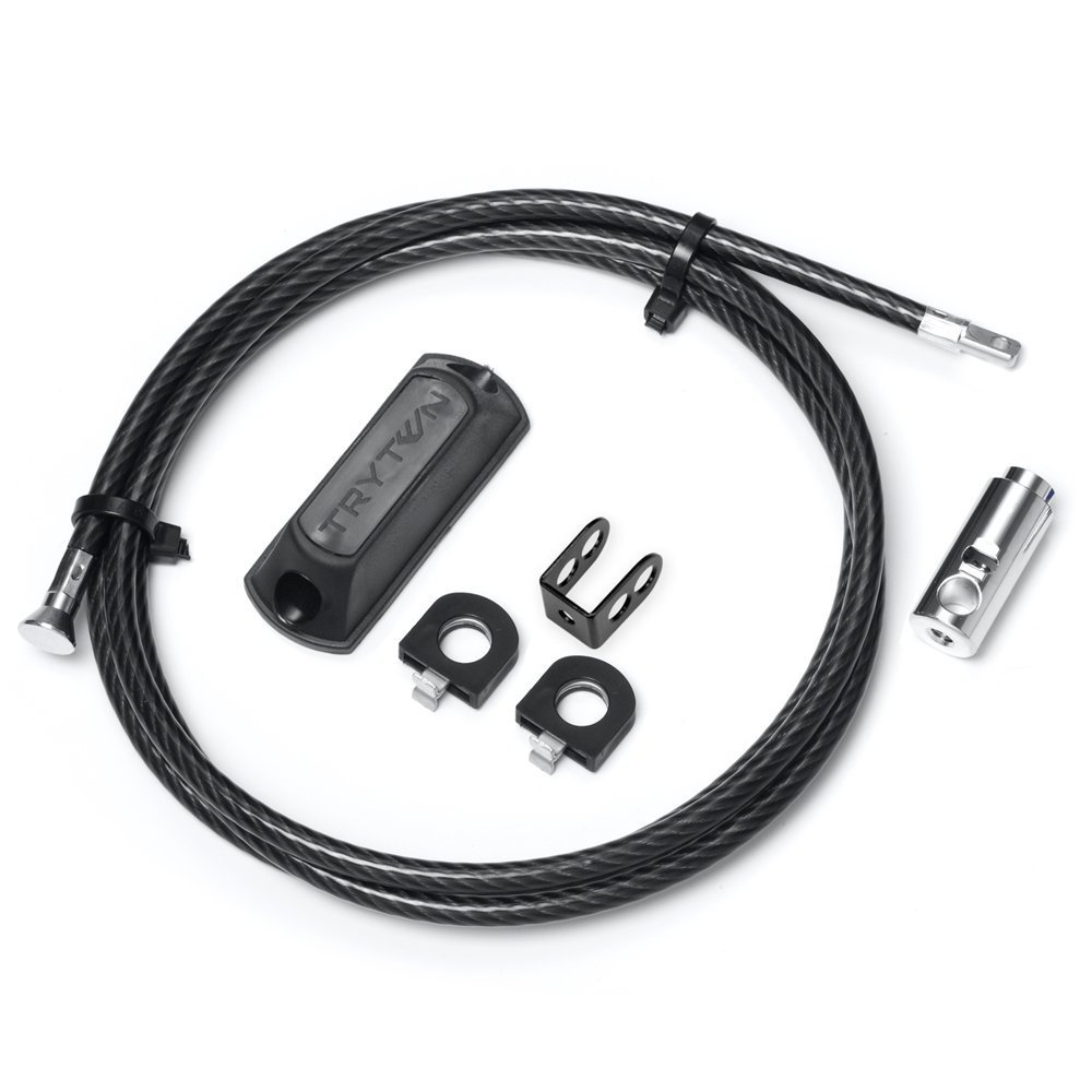 Tryten T3 high security Desktop and Computer Peripherals Locking Kit (Universal Cable Lock Kit)