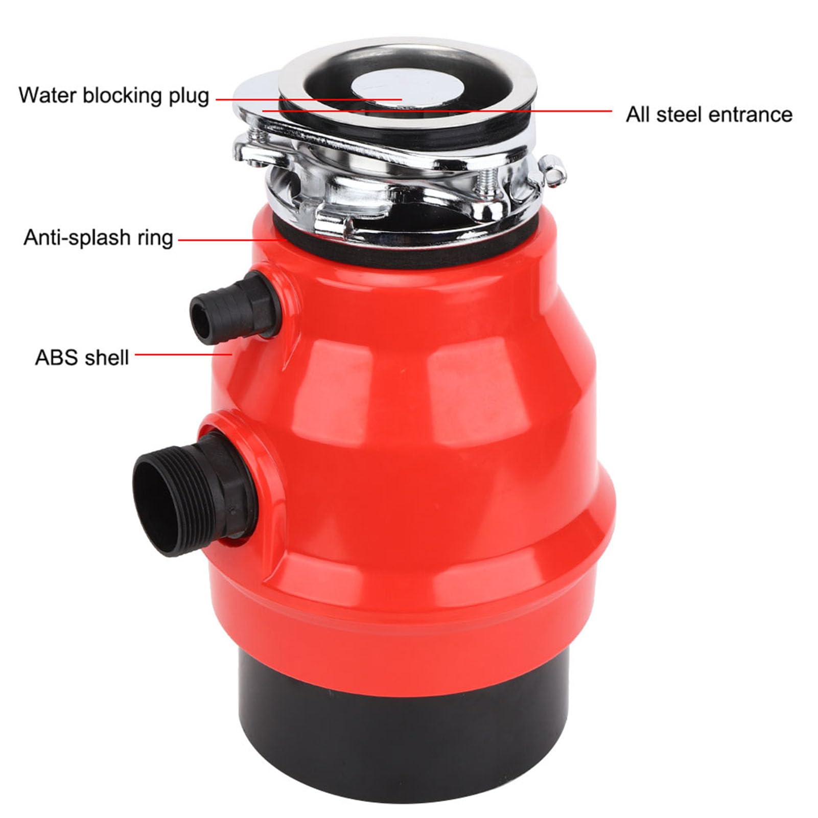 4000rmp 550 W Home Kitchen Sink smaltimento rifiuti rifiuti rifiuti rifiuti Alimentari Spina UK 110-240 V