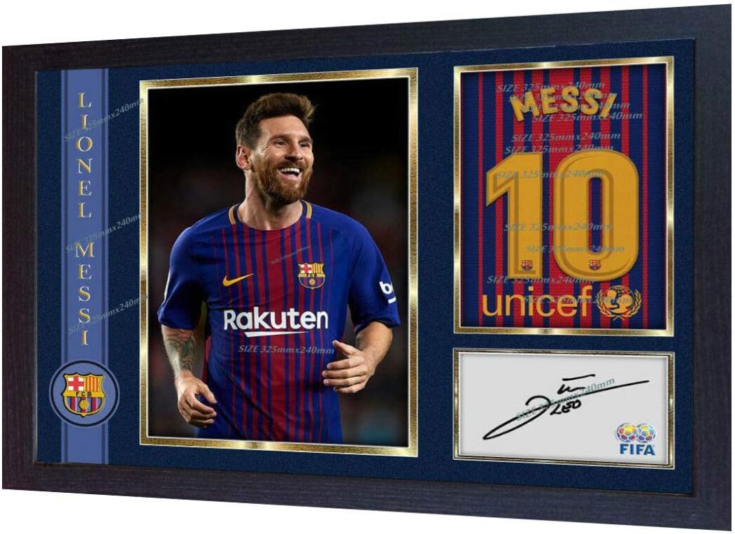 リオネル・メッシ バルセロナアマゾン】額入り リオネル メッシ FC