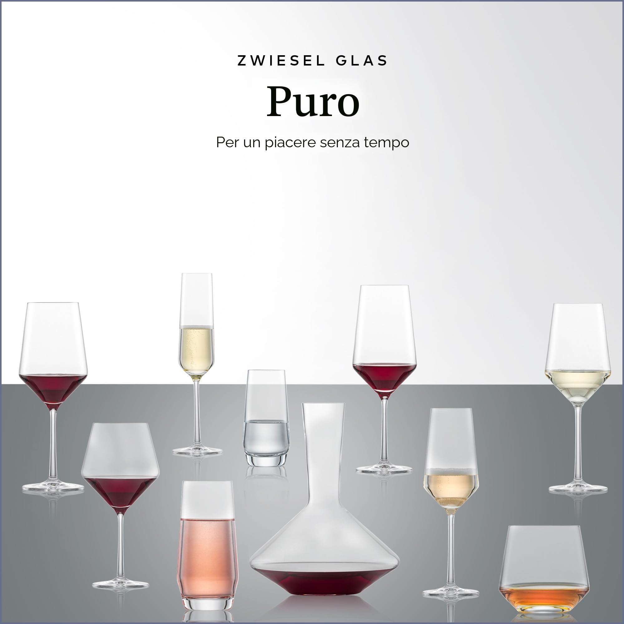 Schott Zwiesel Pure 112415 - Bicchiere per Champagne 209 ml, 72 mm diametro, Set da 6