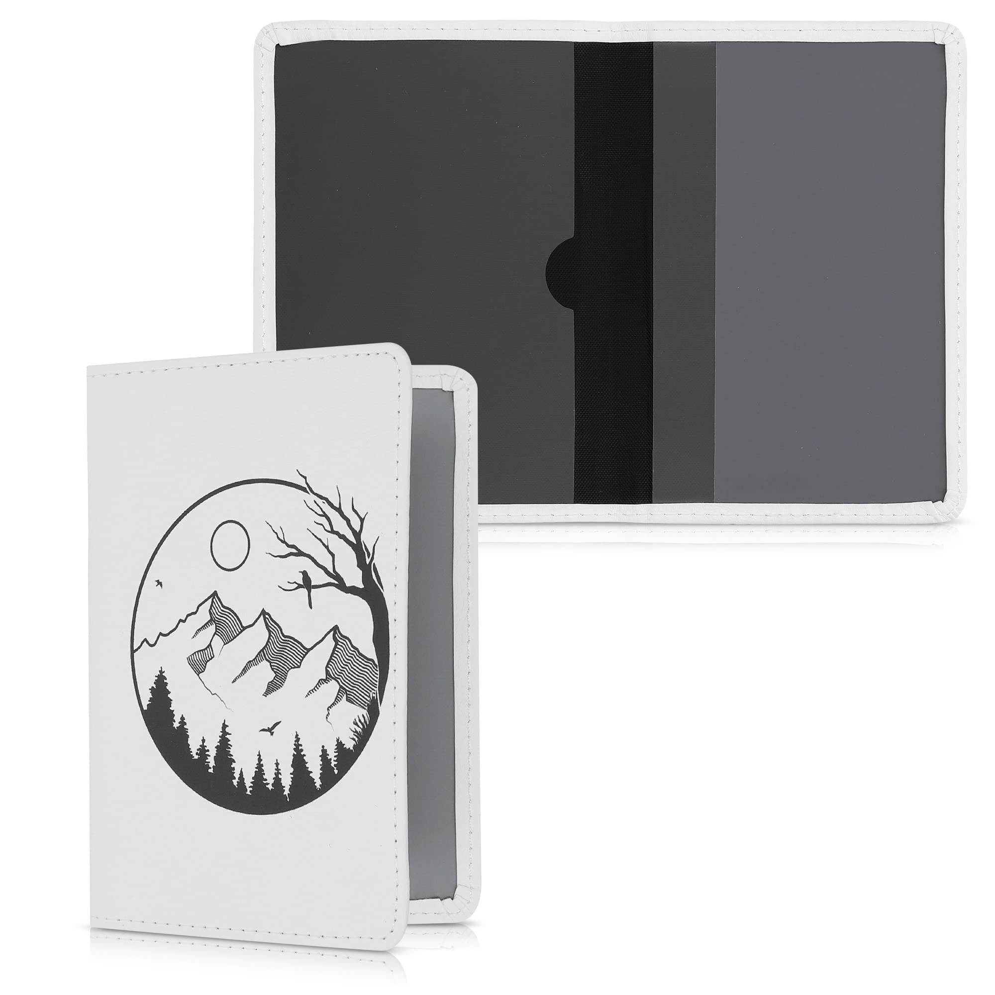 Portadocumenti Auto In Ecopelle - Cover Per Libretto E Patente Con Scomparti Tessere