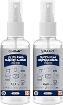 QUARANT 99.9% Pure Isopropyl Alcohol (IPA) for Rubbing or Cleaning Electronics & More, 100ml Spray Bottle (Pack of 2)