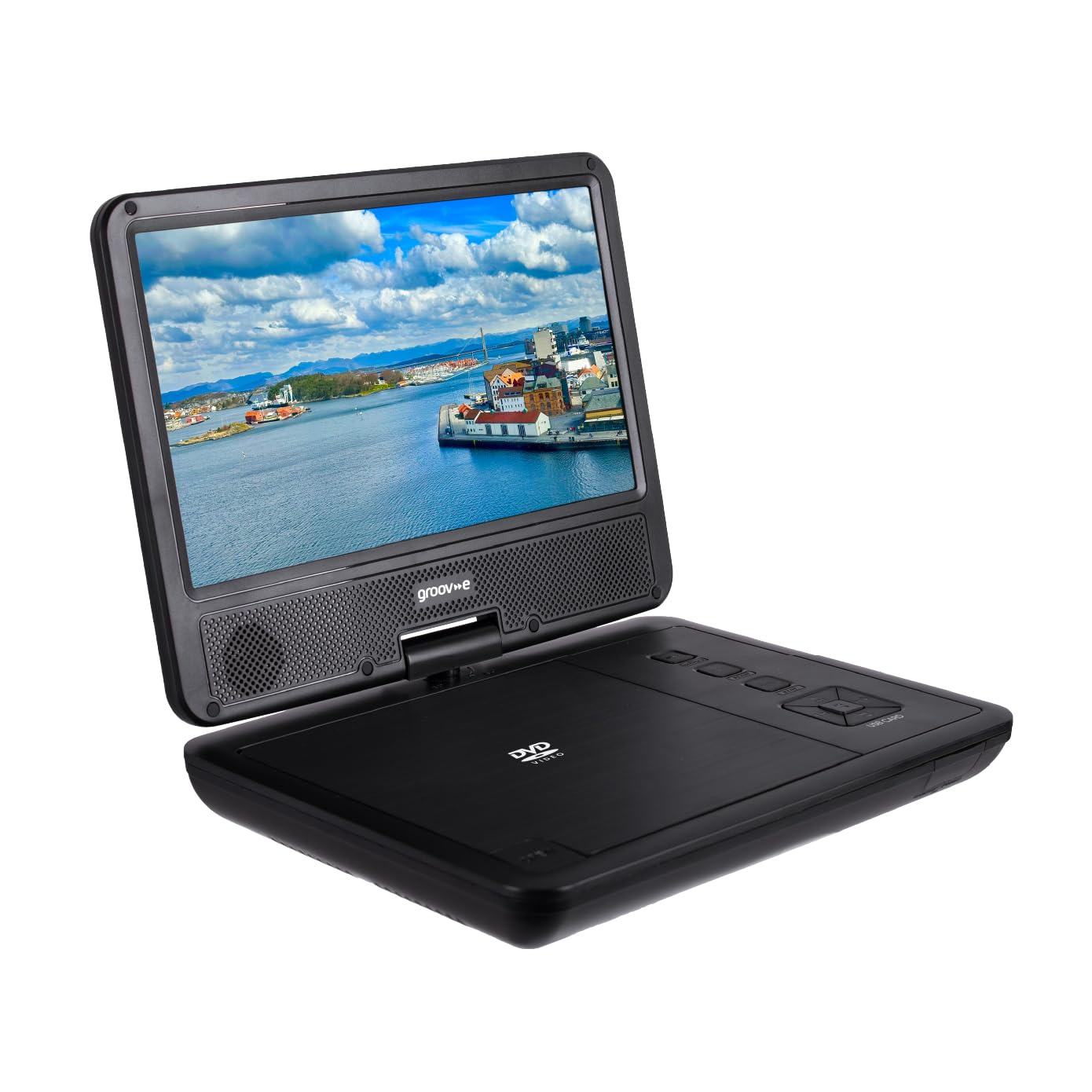 Groov-E 7-Inch Portable Dvd Player - Movie Player With Tft Lcd Screen, Built-In Speakers, Usb And Sd Card Ports, Remote Control, And Rechargeable 5060108299893