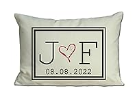 Algopix Similar Product 6 - Personalized Pillow Two hearts 2 Hearts