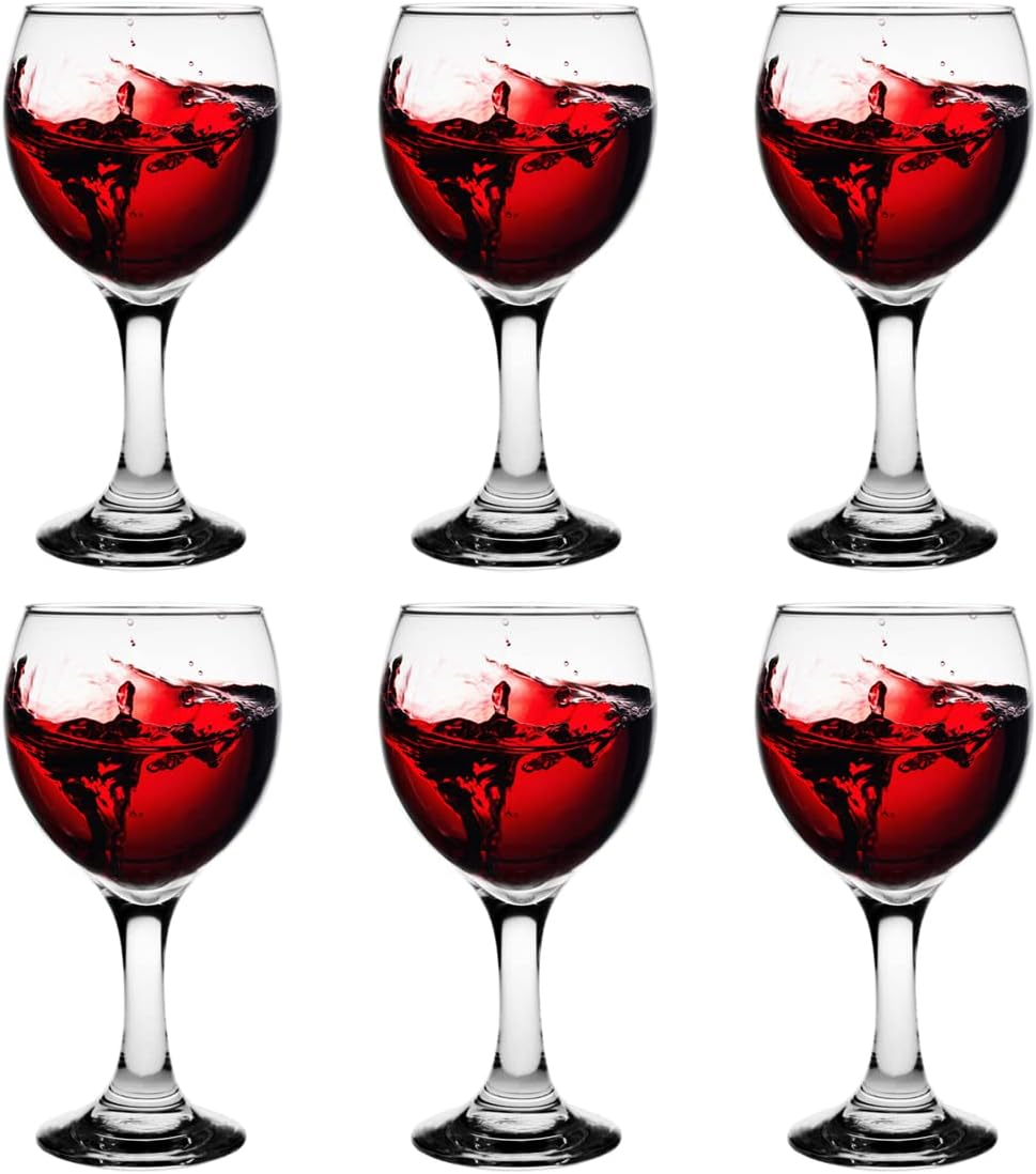 Les verres à vin monochromes Ensemble de 2 | Maison