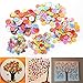 Nalmatoionme 100 Boutons de Couture, Autocollants colorés en Plastique de 13 mm pour Enfants