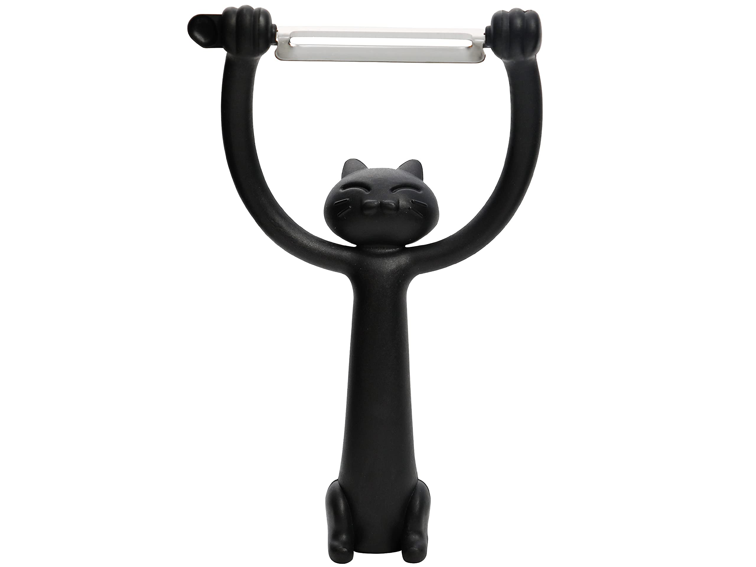 6伊原企販 猫の 立つピーラー felice ピーラー（皮むき器ブラック 日本製 Amazon｜伊原企販 猫の 立つピーラー felice ピーラー ブラック